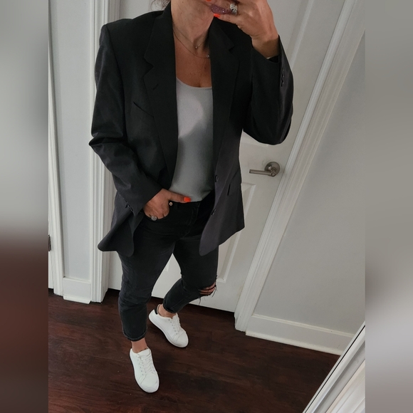 OVERSIZED BLAZER MY BOYFRIEND BLAZER - Picture 4 of 9